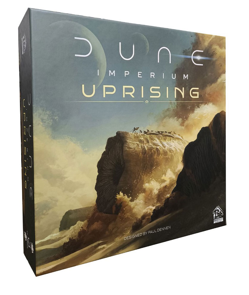 بازی استراتژیک Dune دون با صفحه بازی و اجزای کنترل قلمرو