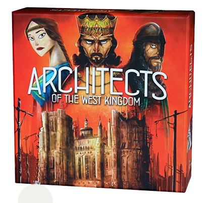 بازی استراتژیک Architects of the West Kingdom آرشیتکت با صفحه و کارتها
