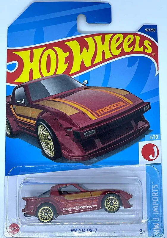 خرید ماشین فلزی ماکت فلزی هات ویلز «مزدا RX-7» ماشین فلزی Hot Wheels Mazda RX-7 HW J-Imports 1/10 97/250