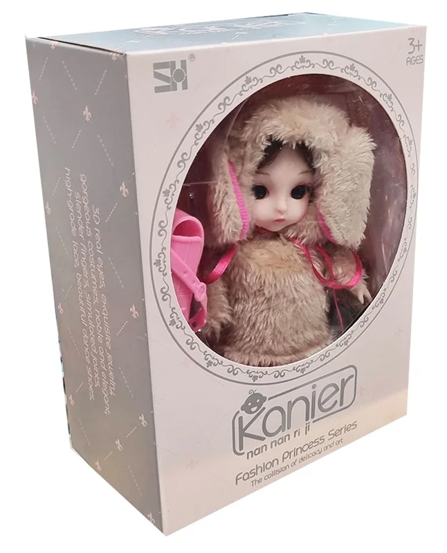 خرید اسباب بازی «عروسک مفصلی چشم تیله ای زمستانی» Kanier nan nan ri fashion Princess Series 201871