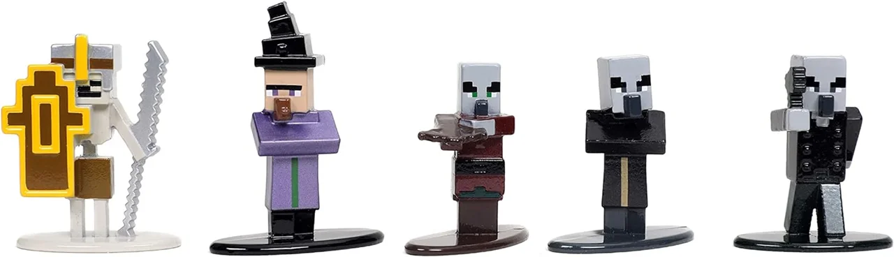 خرید نانو متال فیگور جادا «ماینکرفت دانجن سیاه چالها بسته 20 تایی» Jada Minecraft Dungeons Die-cast Nano Metalfigs 20-Pack Figure