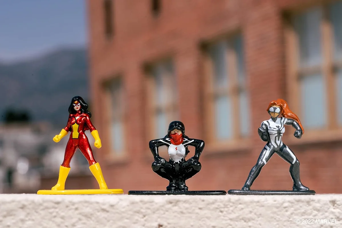 خرید نانو متال فیگور  جادا مارول اسپایدرمن «بسته 18 تایی سری 8» Marvel Spider Man Nano Metalfigs 18-Pack Figure Series 8