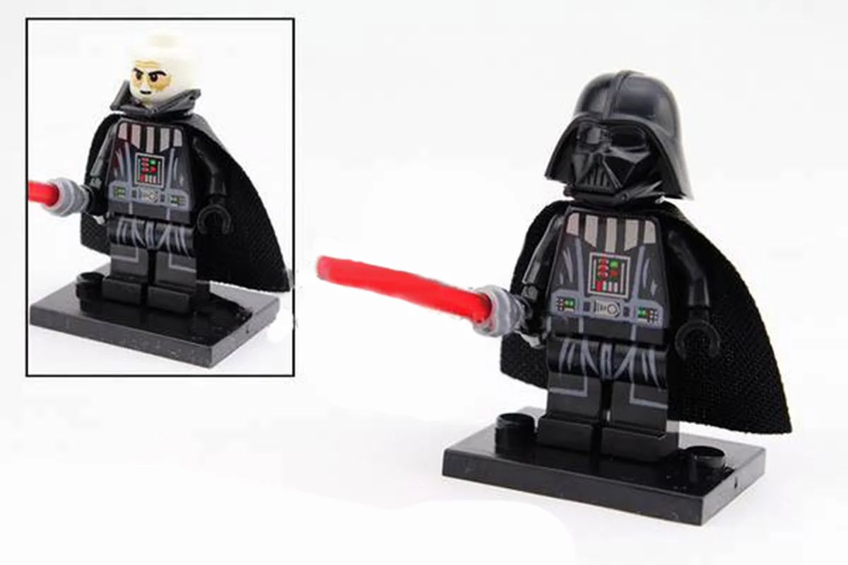 آدمک لگویی فله مینی فیگور لگویی «دارث ویدر» Pogo Star Wars Series Minifigure Darth Vader PG-633