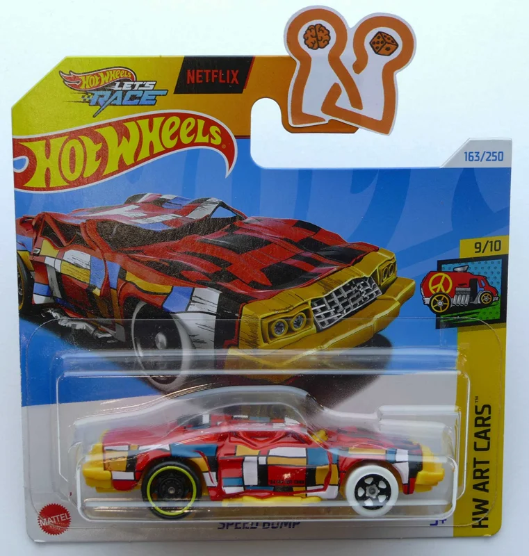 نمای جانبی ماشین فلزی هات ویلز مدل اسپید بامپ Speed Bump