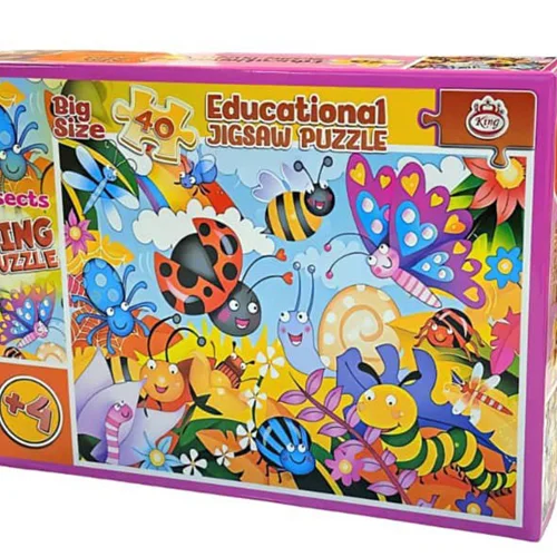 پازل کینگ 40 تکه حشرات Insects