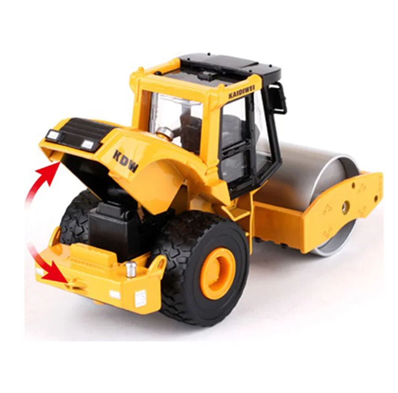 ماکت فلزی ماشین فلزی کایدویی «غلتک فلزی، غلتک تایر لاستیکی» KWD Kaidiwei die cast Lastik Tekerlekli Silindir 625018