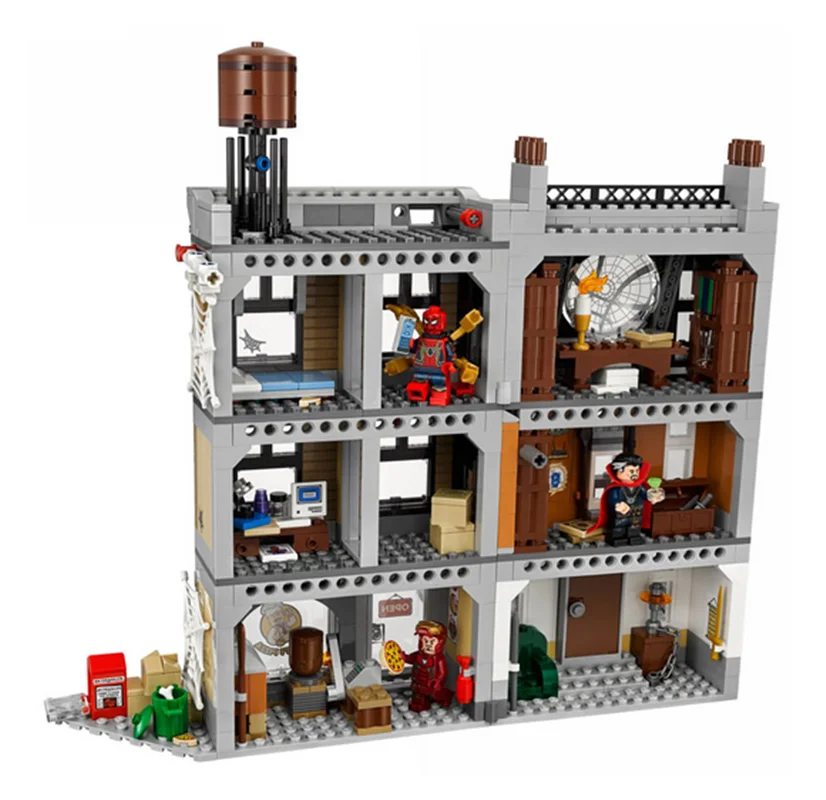 خرید لگو ساختنی مارول «خانه دکتر استرنج» Building Blocks Marvel Super Hero Toy Dr Strange Sanctum Sanctorum House lego 4046
