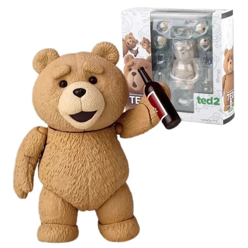 فیگور تد 2 خندان از روبرو در کنار جعبه Ted 2 Figure smiling face