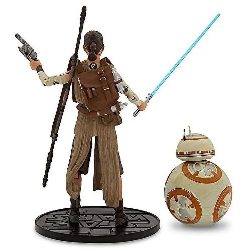 نمای پشت فیگور ری و بی بی 8 Rey and BB-8 Elite Series Back View