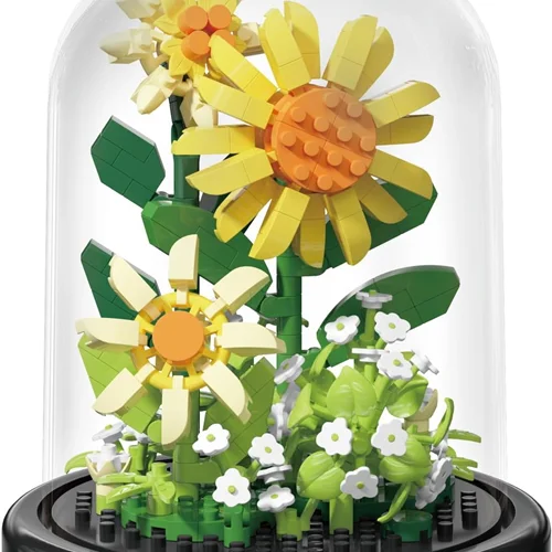 لگو گل آفتابگردان با محفظه شفاف Sunflower 7232