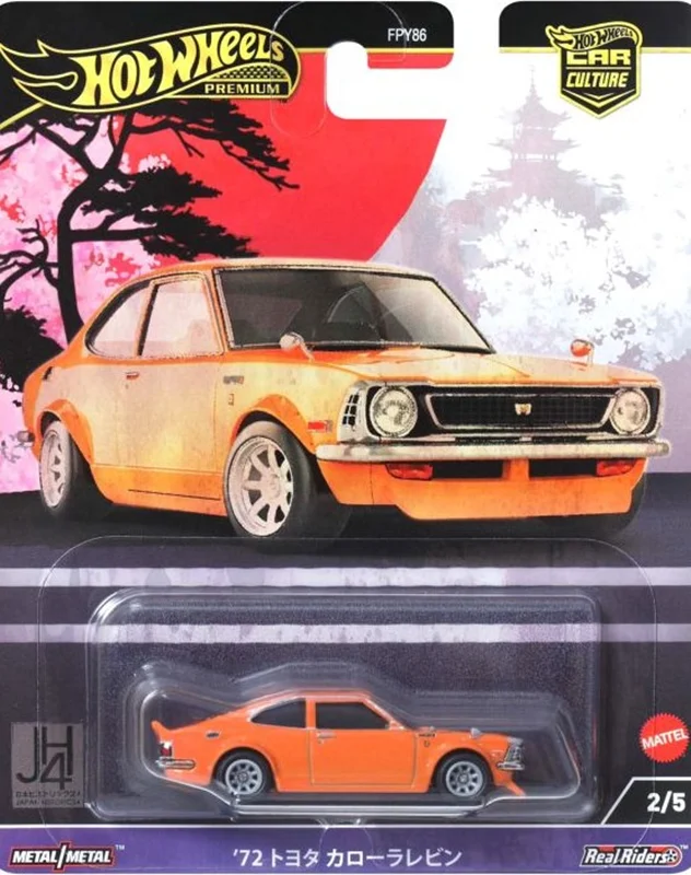 بسته بندی هات ویلز 72 تویوتا کرولا لوین Hot Wheels 72 Toyota Corolla Levin