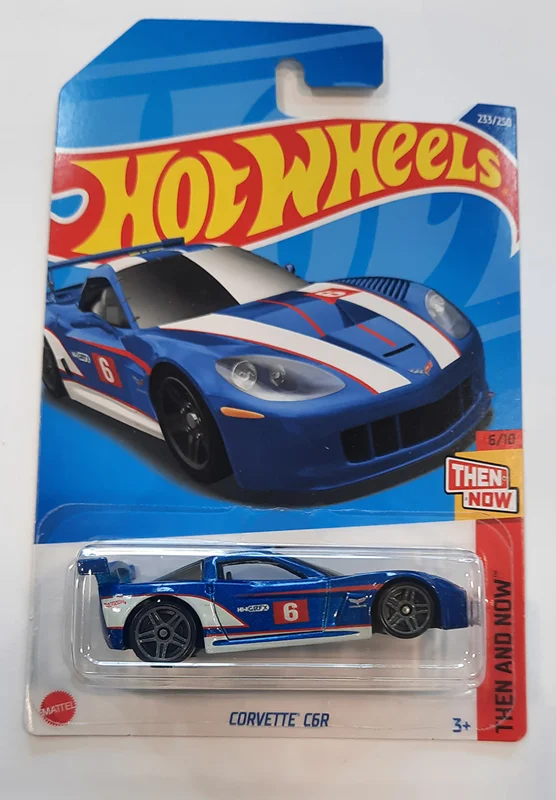خرید ماشین فلزی هات ویلز ماشین «شورلت C6R» ماشین فلزی Hot Wheels Corvette C6R Then And Now 6/10 233/250