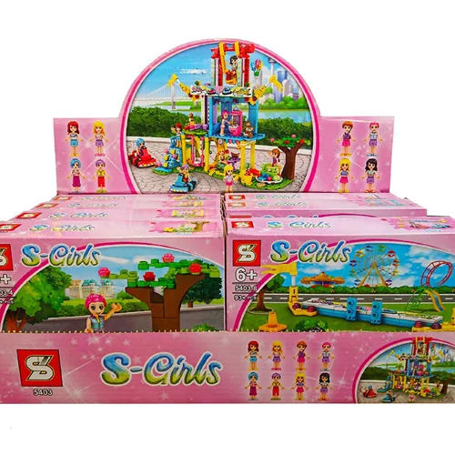 لگو اس وای «ست 8 تایی دخترانه تم شهر بازی پارکی»
