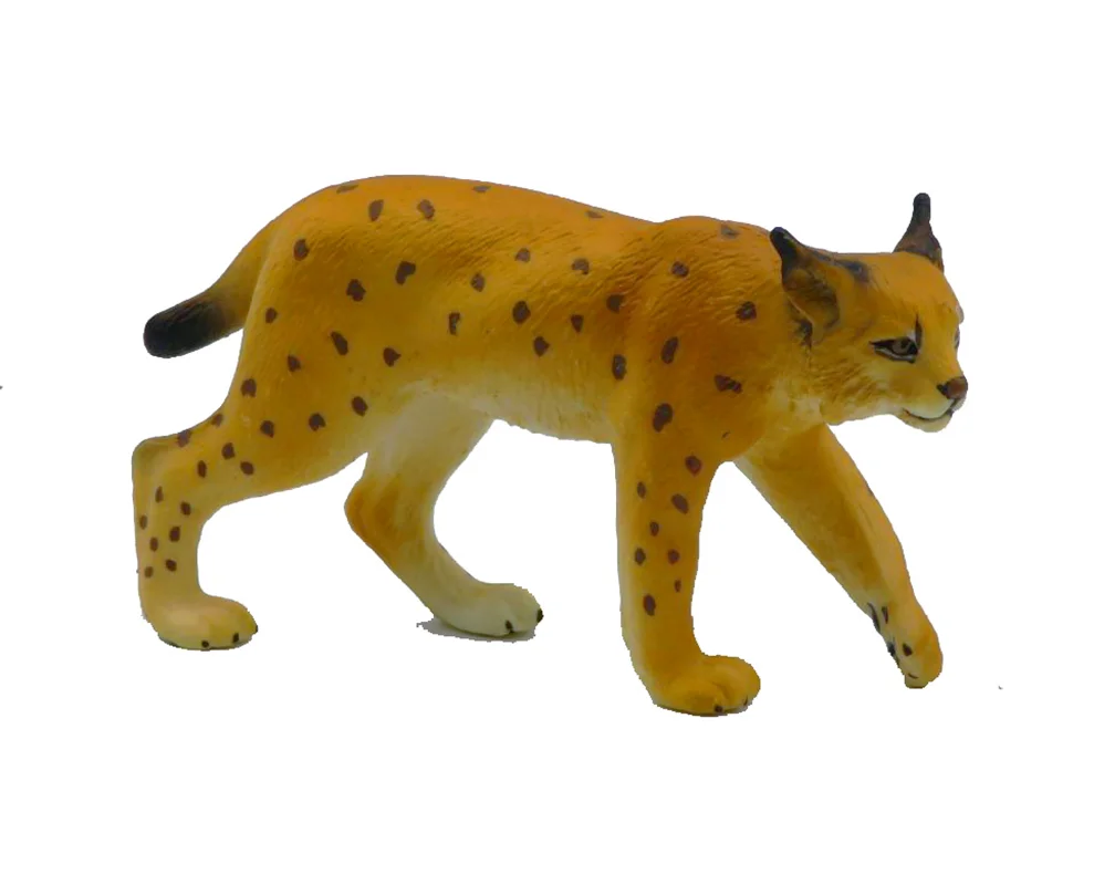 خرید فیگور حیوان وحشی فیگور «سیاه گوش» فیگور مدل واقعی حیوانات، مجسمه حیوان، مدل شبیه سازی شده حیوان Lynx Simulation Model Wild Animals figure