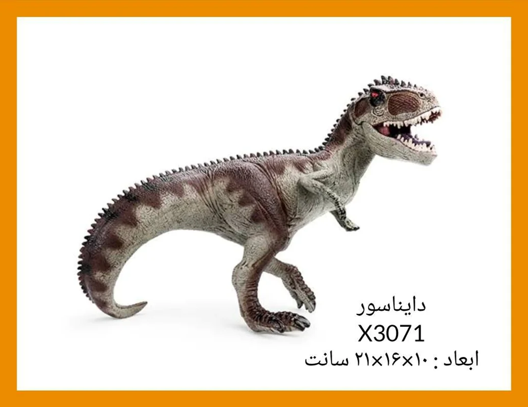نمای نزدیک از جزئیات فیگور گیگانوتوساروس Giganotosaurus x3071