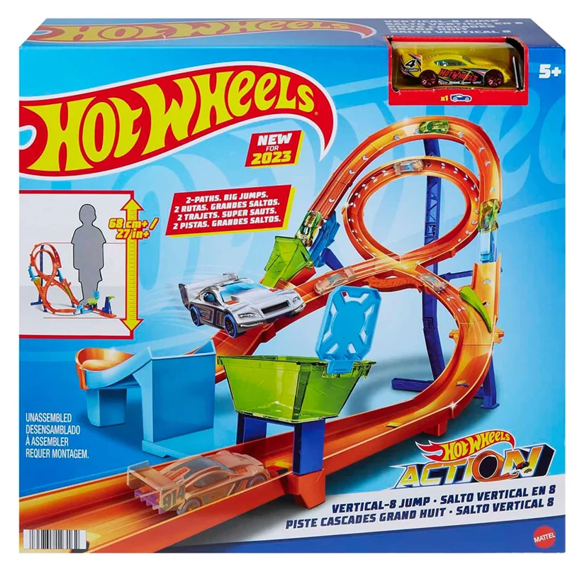 خرید پیست مسابقه، پیست هات ویلز، پیست سرعت، پیست برج مسایقه، پیست عمودی، پیست هیجان، پیست بازی ماشین هات ویلز «ست بازی هیجان انگیز مسابقه عمودی» پیست مسابقه  Hot Wheels Vertical Race Excitement Game set HMB15MA