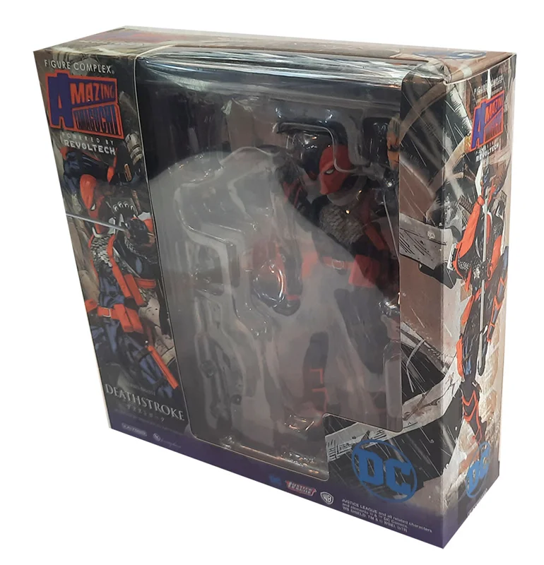 خرید عروسک دث استروک، دث استروک عدالت، تندیس دث استروک، فیگور دث استروک، دث استروک با تجهیزات، دث استروک با مسلسل، فیگور «دث استروک، یاماگوچی» Kayiodo Complex Amazing Yamaguchi deathstrock Justice Leage Figure No.011