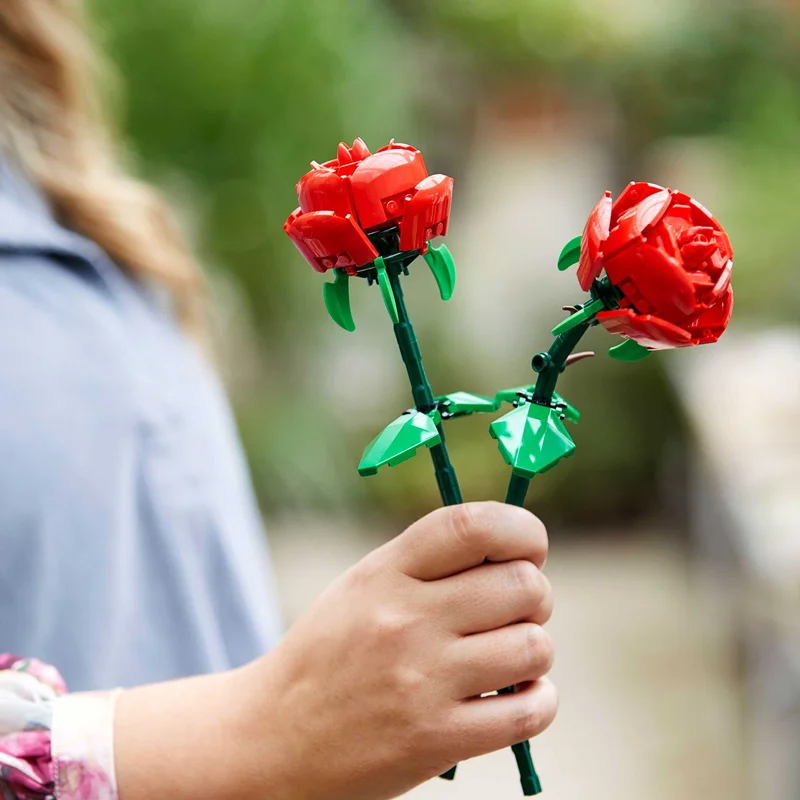 LEGO Roses 40460 - مجموعه ساختنی گلهای رز با جزئیات دقیق و طراحی زیبا