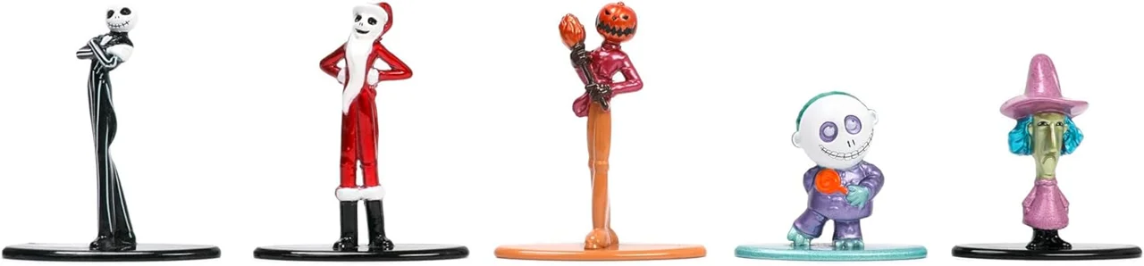 خرید نانو متال فیگور جادا «نایتمر قبل از کریسمس، کابوس پیش از کریسمس» Jada Nano Metalfigs Nightmare Before Christmas 18-Pack Figure Serie 1