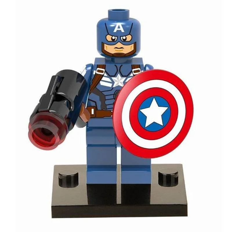 نمای جلو مینی فیگور کاپیتان آمریکا از فیلم Captain America