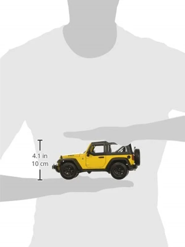 خرید ماشین فلزی مایستو «جیپ رانگلر 2014» ماشین فلزی Maisto 2014 Jeep Willys Wrangler Yellow 31676