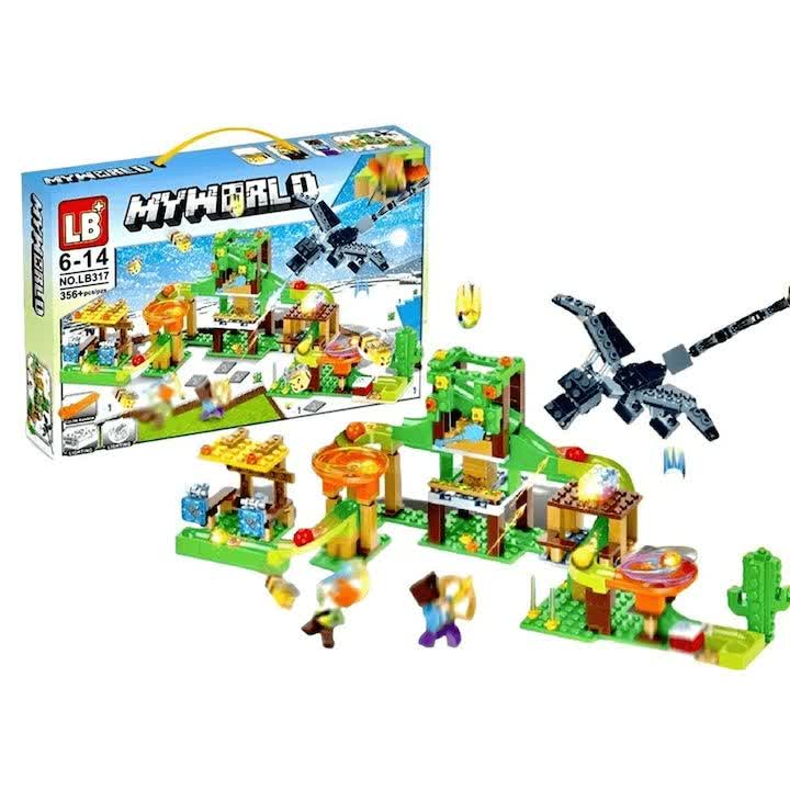 لگو ماینکرفت نبرد اژدها My World Minecraft LB3117