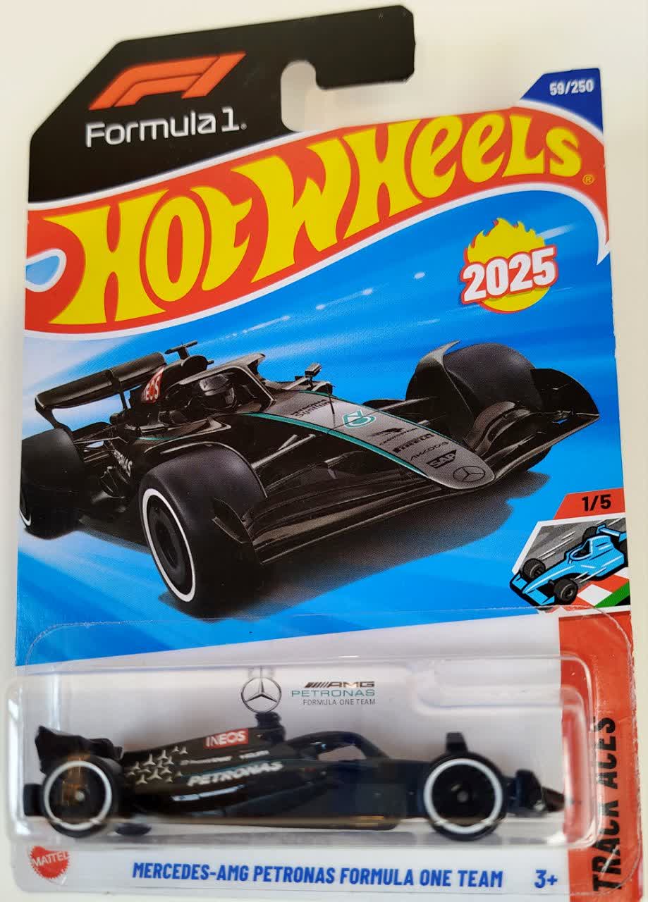 ماشین فلزی هات ویلز مرسدس ای‌ام‌جی پتروناس فرمول وان تیم Mercedes-AMG Petronas Formula One Team