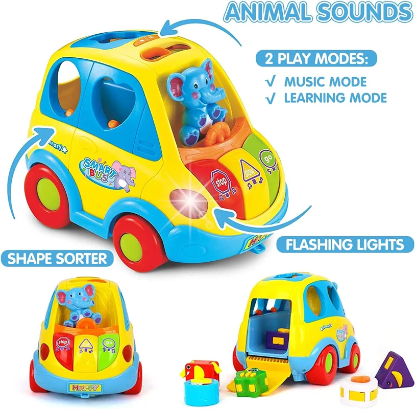 خرید اسباب بازی هولا تویز «ماشین آموزشی هوشمند کودکان» Hola Baby Toys Clever Coupe Educational Car Toy No.896