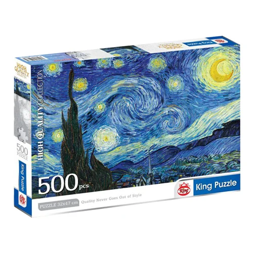 پازل کینگ 500 تکه شب پر ستاره The Starry Night