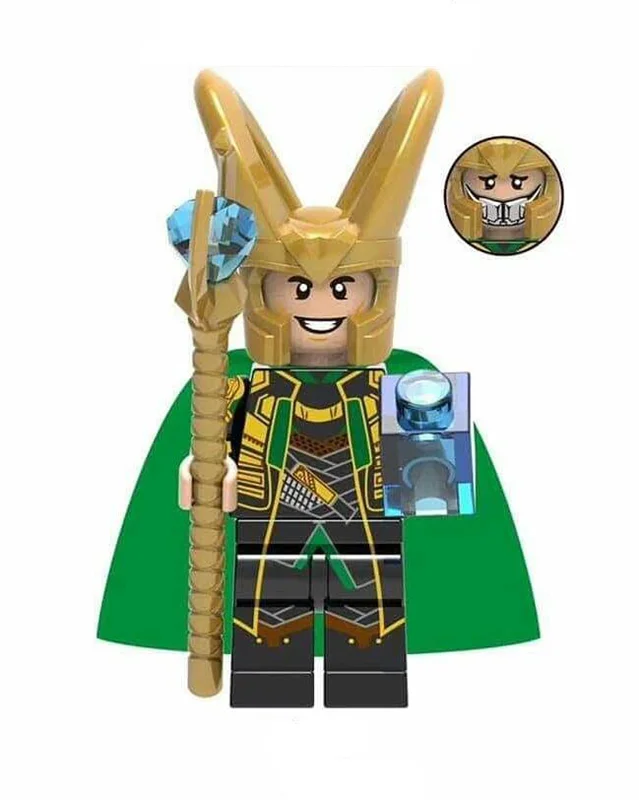خرید آدمک لگویی فله مینی فیگور لگویی «لوکی» Kopf Xinh Minifigures Loki 1272
