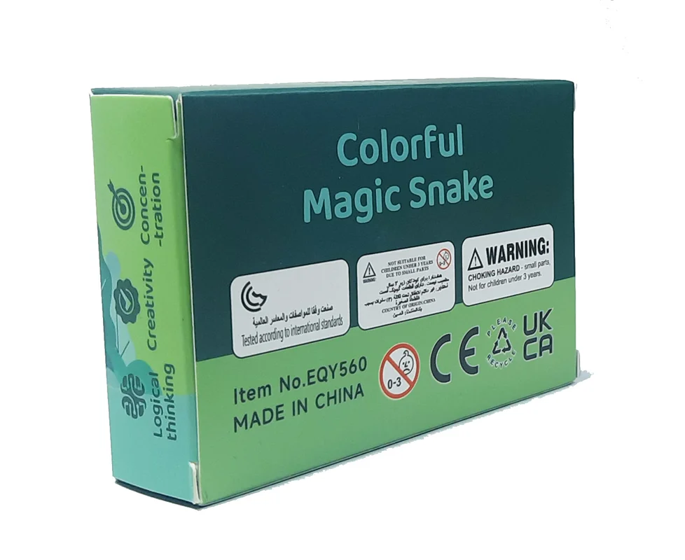 روبیک ماری ۲۴ قطعه کای وای QY Toys مدل Rubik QY Toys 24 Blocks - نمای پشت جعبه