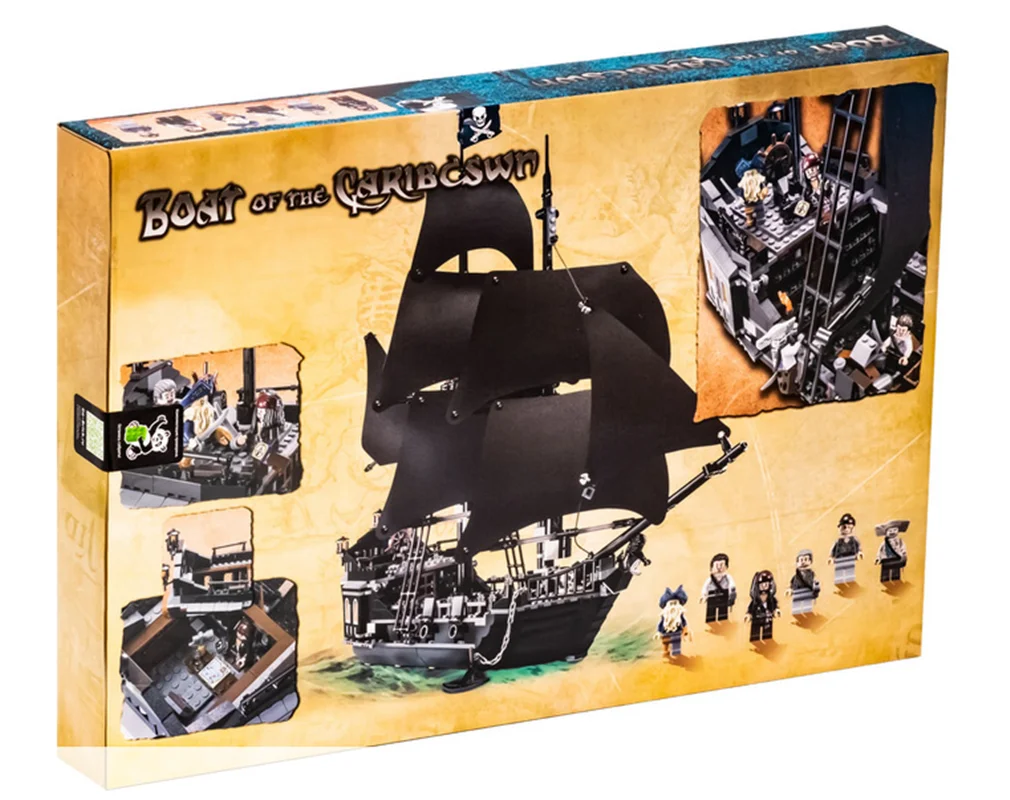 خرید لگو ساختنی «دزدان دریایی کارائیب»  Bricks Blocks Pirates Of The Caribbean Black Pearl Captain Jack Sparrow A16006