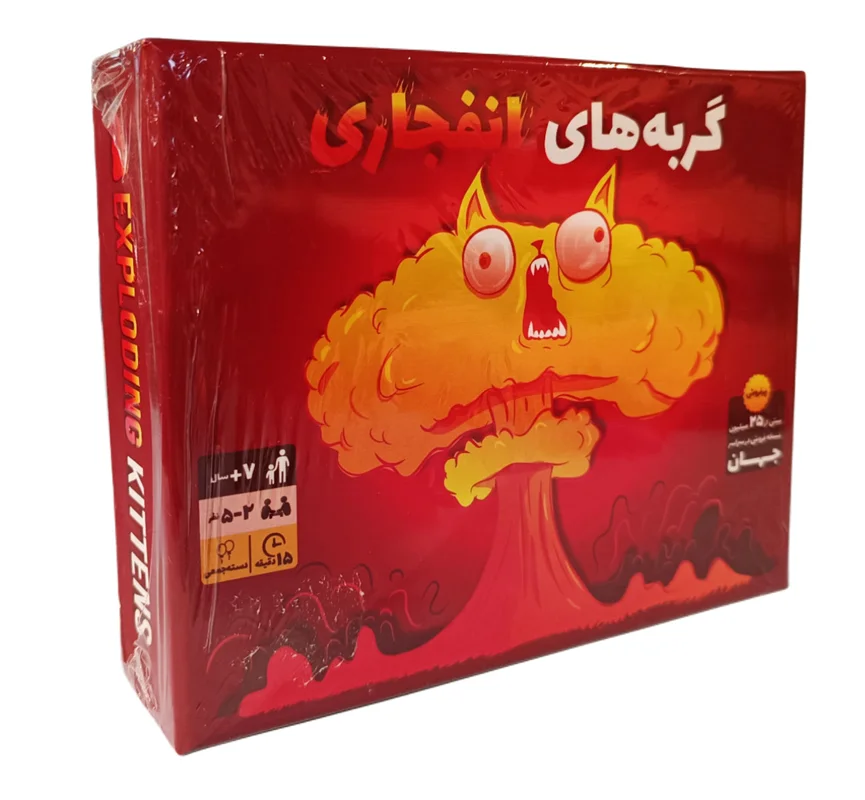 تصویر سهبعدی جعبه بازی Exploding Kittens