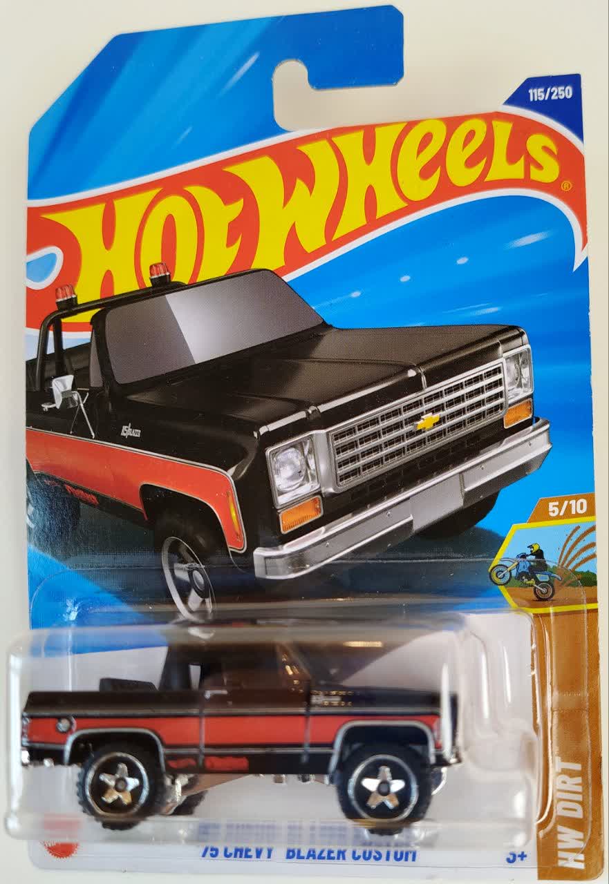 ماشین فلزی هات ویلز 75 شورلت بلیزر کاستوم 75Chevy Blazer Custom