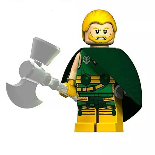 مینی فیگور  لگویی همر، ثور با لباس سبز Hammer