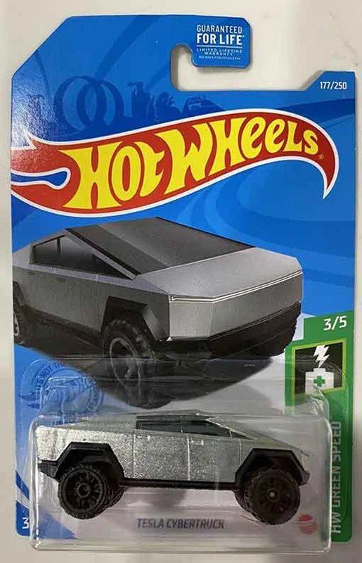ماکت فلزی ماشین 1/64 Hot Wheels Tesla Cybertruck خاکستری