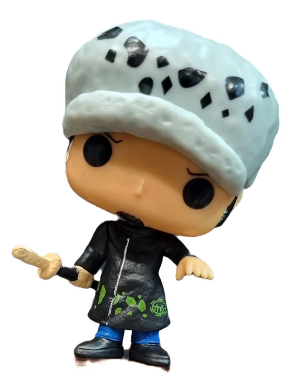 خرید اکشن فیگور انیمه وان پیس فانکو پاپ «ترافالگار دی. واتر لا با کلاه لبه دار» Funko One piece Action Figure, Trafalgar D. Water Law figure