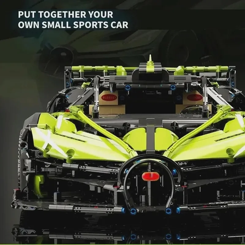 نمای جلو لگو ماشین بلادی با طراحی ابرخودرو