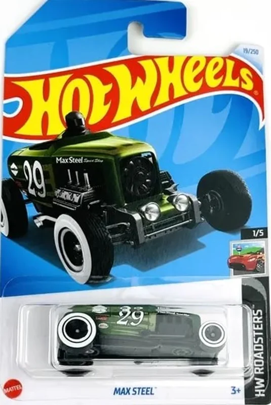 بسته بندی ماشین فلزی مکس استیل Max Steel Hot Wheels Roadsters