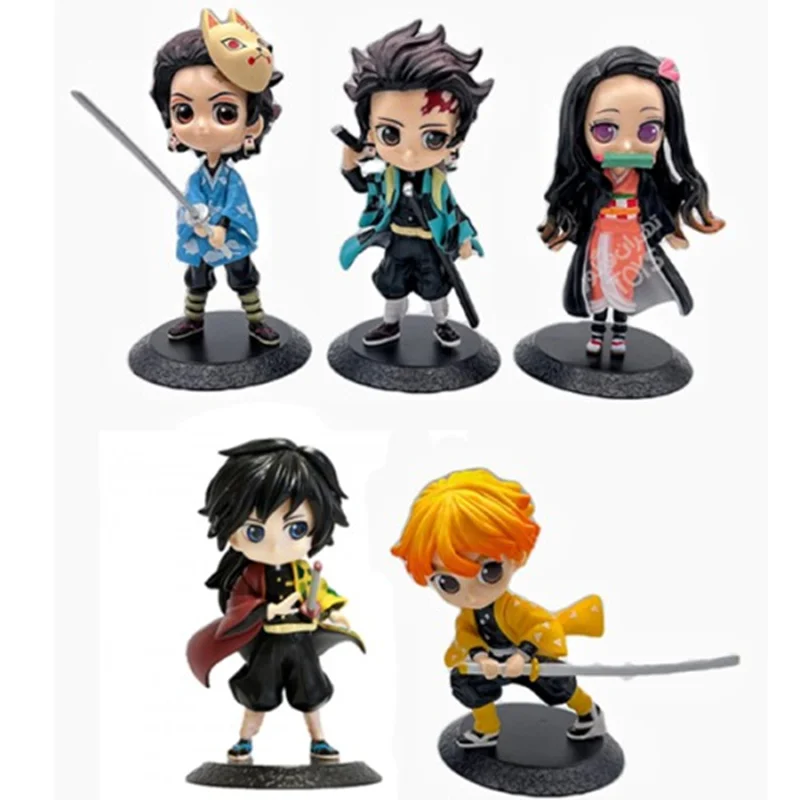 خرید فیگور کیوپاسکت انیمه ست 5 تایی «شیطان کش» Q Posket Anime Series 5 Piece/Set Demon Slayer Figures