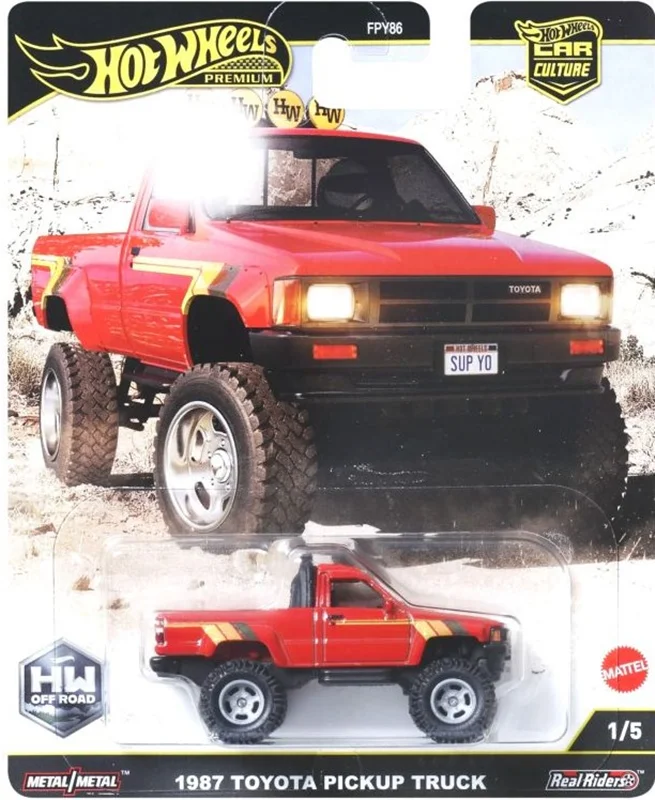 بسته بندی هات ویلز 1987 تویوتا پیکاپ تراک | Hot Wheels Premium Car Culture