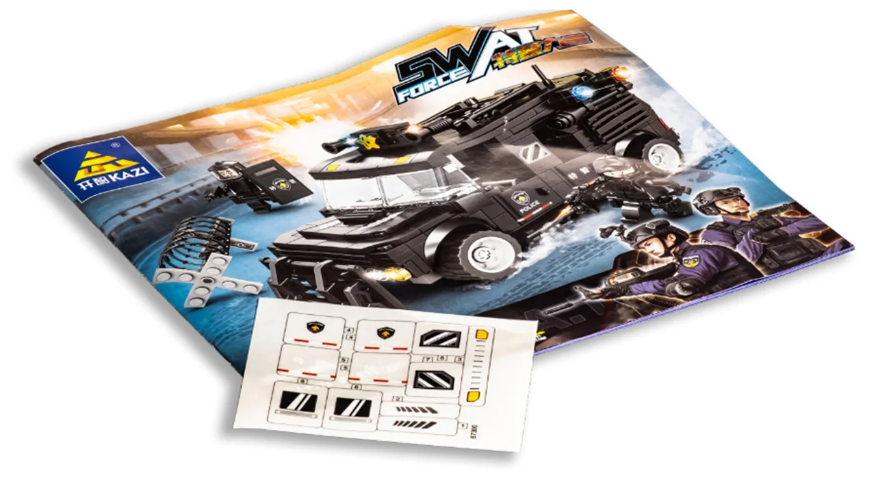 خرید لگو ساختنی کازی «گروه محاصره، سری پلیس» Building Blocks Kazi Swat blockade squad, Police series KY67300