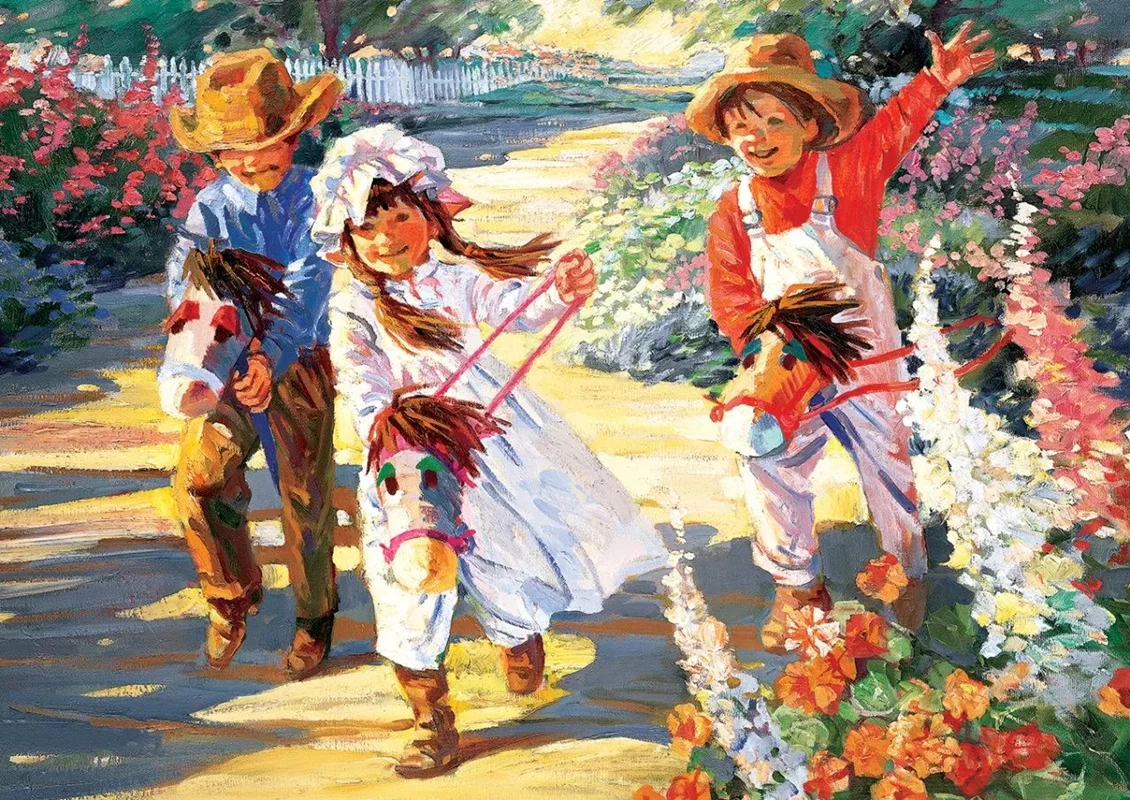 Art Puzzle Giddy Up! تصویر کامل