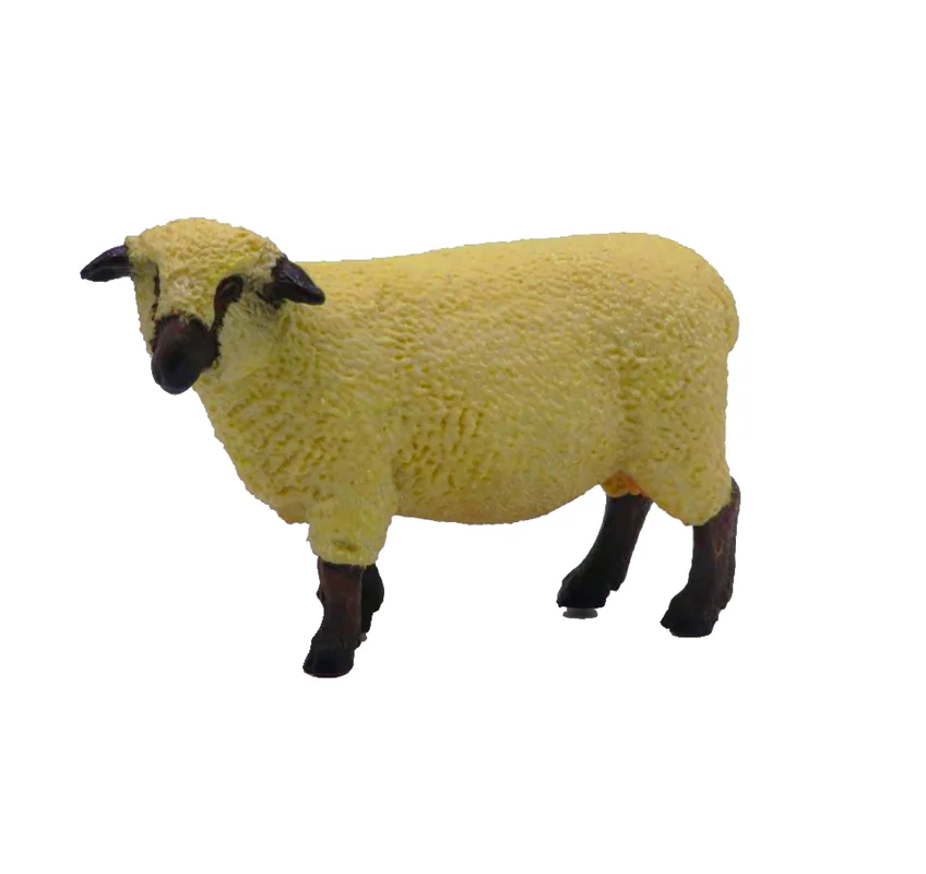 خرید فیگور حیوان اهلی فیگور «گوسفند» فیگور مدل واقعی حیوانات، مجسمه حیوان، مدل شبیه سازی شده حیوان The Sheep Simulation Model Animals figure