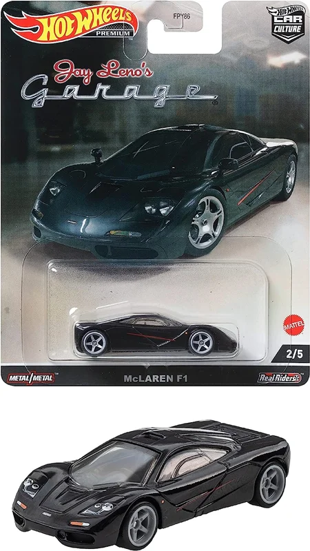 خرید ماشین فلزی ماکت فلزی هات ویلز کار کالچر «مک لرن F1» ماشین فلزی Hot Wheels Car Culture Jay Leno’s Garage Mclaren F1 2/5 HCK08