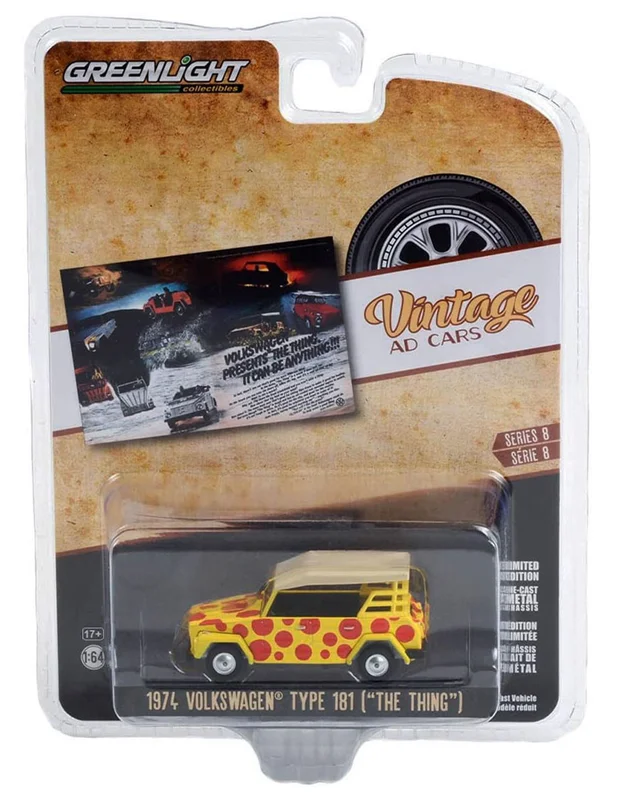 خرید ماشین 1974 فولکس واگن  تیپ 181  ماشین تبلیغاتی قدیمی ماشین Vintage Ad Cars، ماشین فلزی گرین لایت ماشین «1974 فولکس واگن  تیپ 181» ماکت فلزی Greenlight Collectibles 1974 Volekswagen Type 181 The Thing 39110-C