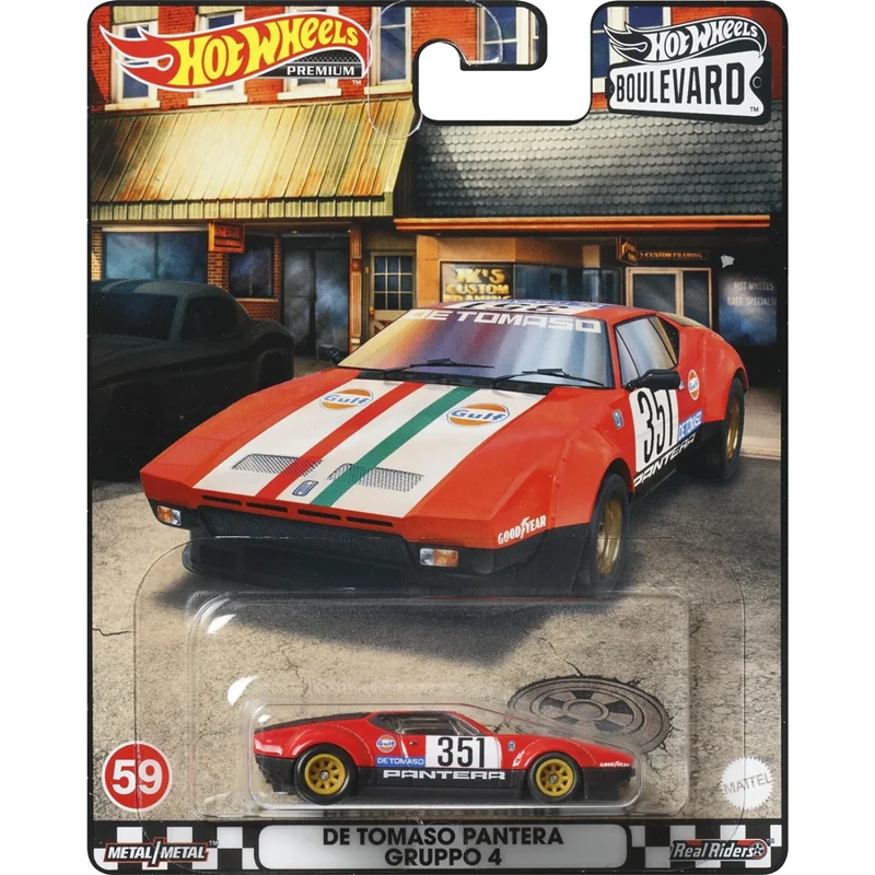 خرید ماشین فلزی ماکت فلزی هات ویلز بولوارد «دتوماسو پنترا گروپو 4» ماشین فلزی Hot Wheels Car Culture Premium Boulevard DE Tomaso Pantera Groupo 4 59 HCR04