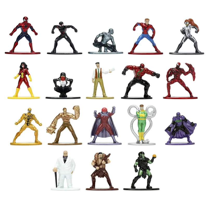 خرید نانو متال فیگور جادا مارول اسپایدرمن «بسته 18 تایی سری 8» Marvel Spider Man Nano Metalfigs 18-Pack Figure Series 8