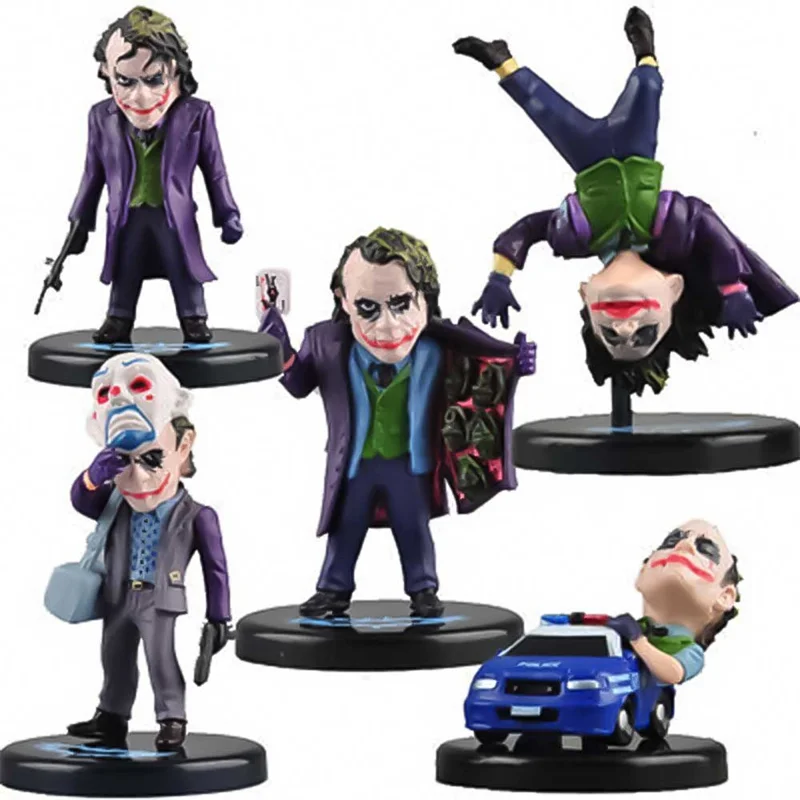 ست 5 عددی فیگور جوکر دارک نایت The Dark Knight Joker Mini Action Figure