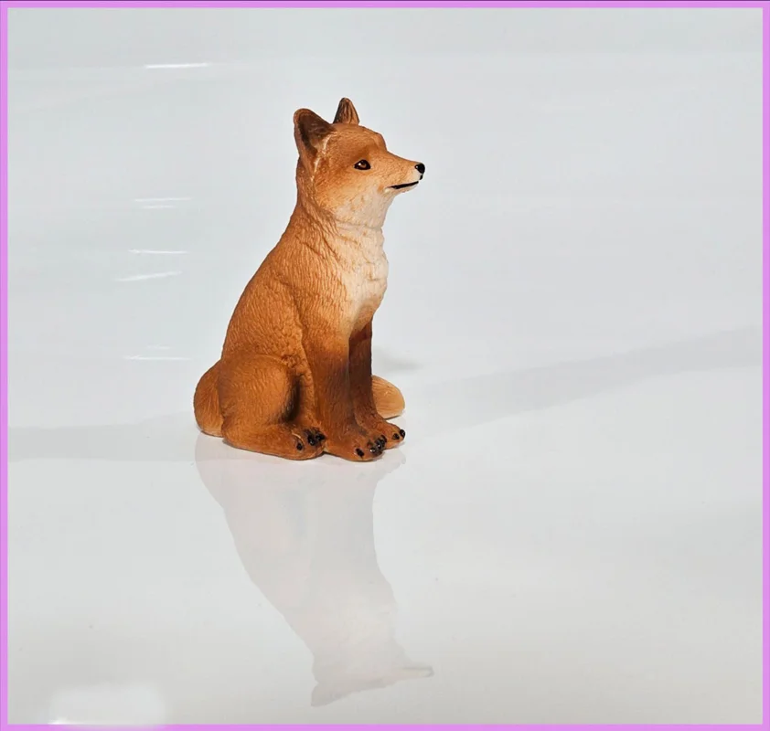 فیگور روباه نشسته مدل Animal Paradise Fox PL127-3162 از نمای جلو